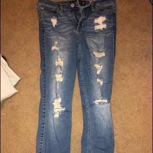 Hollister tipped skinny jeans